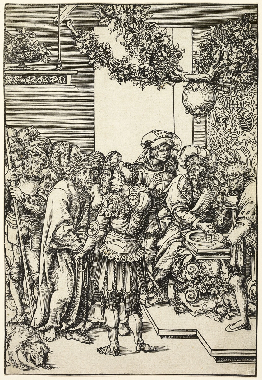 Pilate Washing His Hands, from The Passion
