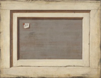 Trompe l'oeil. The Reverse of a Framed Painting