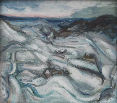 A Winter Day. Jutland Landscape