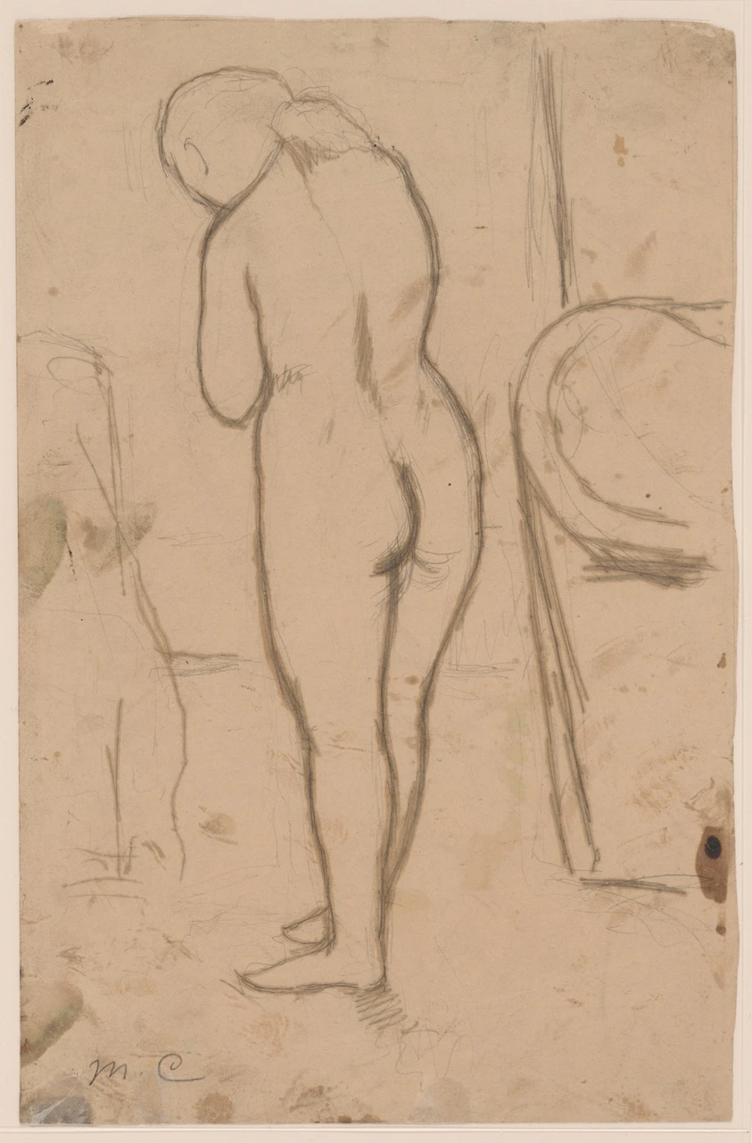 Drawing for "Standing Nude"