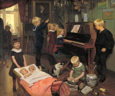 A Concert: The Artist's Children and their Playmates