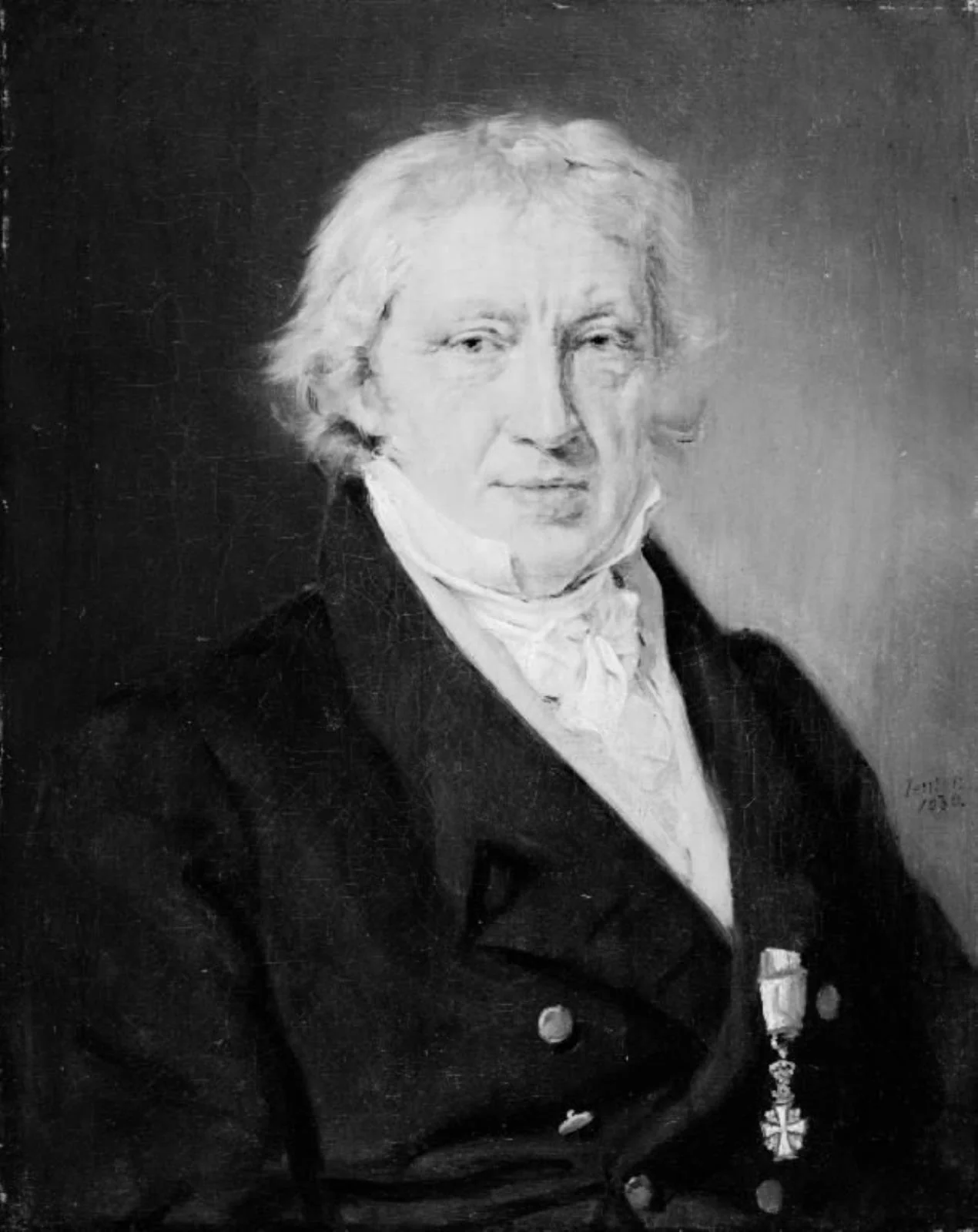 Portræait of Søren Nicolaus Johan Bloch, Headmaster at Roskilde Cathedral School