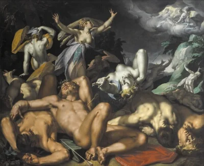 Apollo and Diana Punishing Niobe by Killing her Children