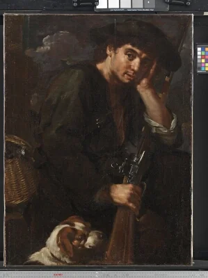 Hunter with his Gun and Dog. (Allegory of "Air")