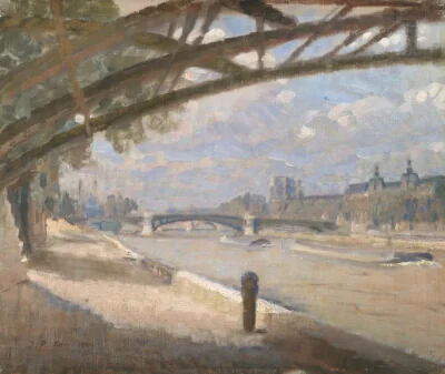 Under the Pont des Arts, Paris. Noon