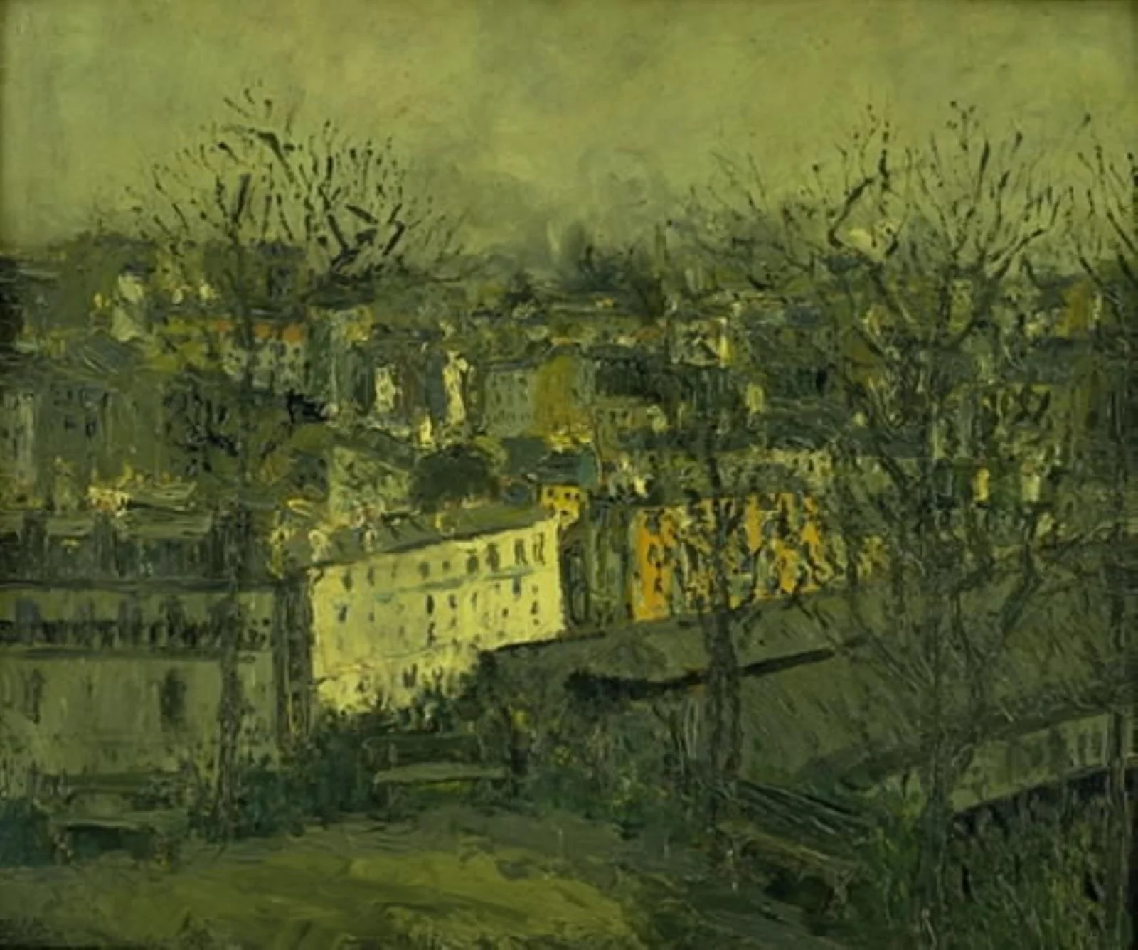 Paris Seen from Square Saint-Pierre