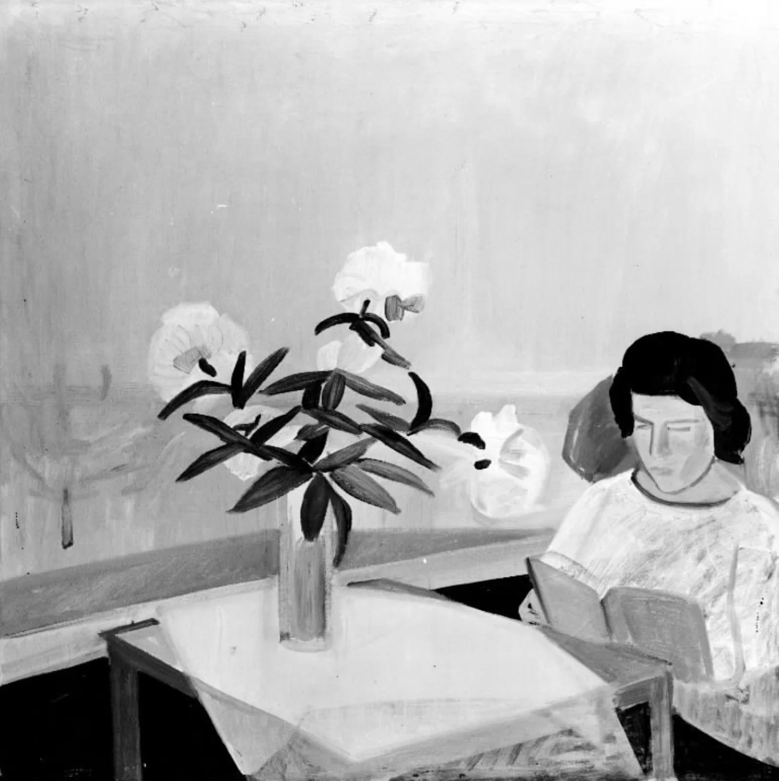A Lady Reading on a Balcony