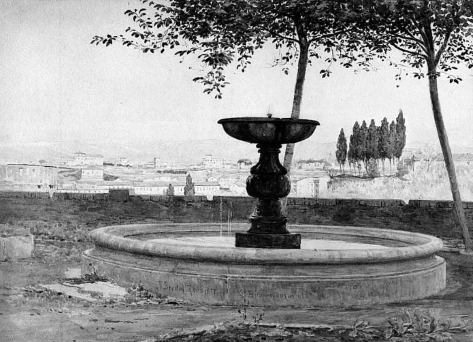 A View from S. Onofrio on Monte Gianicolo, Rome