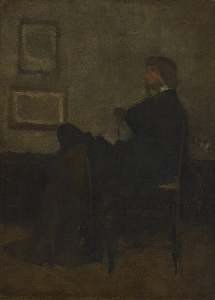 Study for "Arrangement in Grey and Black, No. 2: Portrait of Thomas Carlyle"