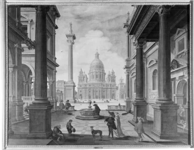Square in front of a Magnificent Church