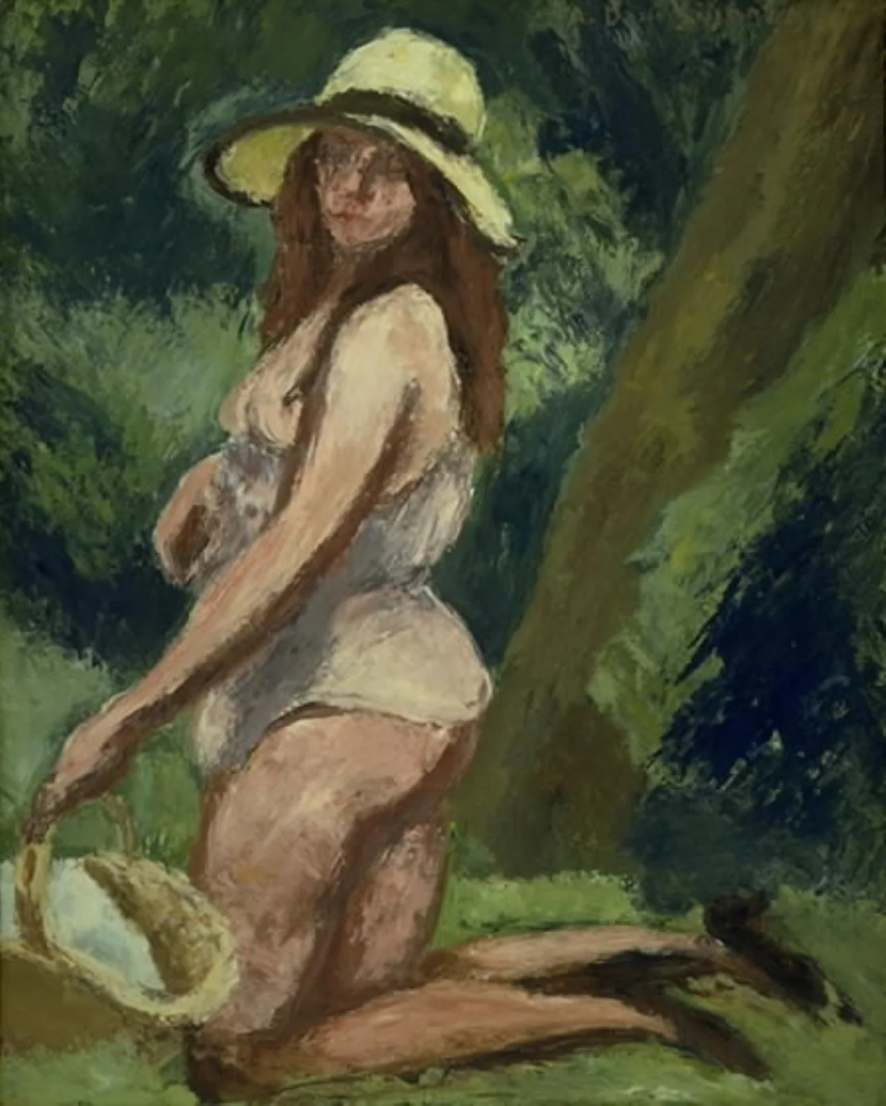 Young Girl in a Landscape
