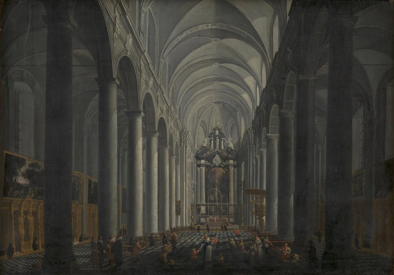 Interior of the Jesuit Church in Bruges