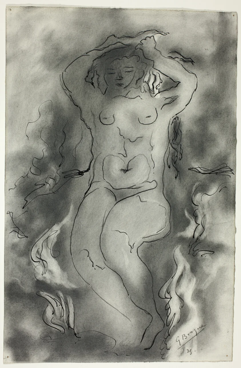 Nude (recto); Reclining Nude (verso)