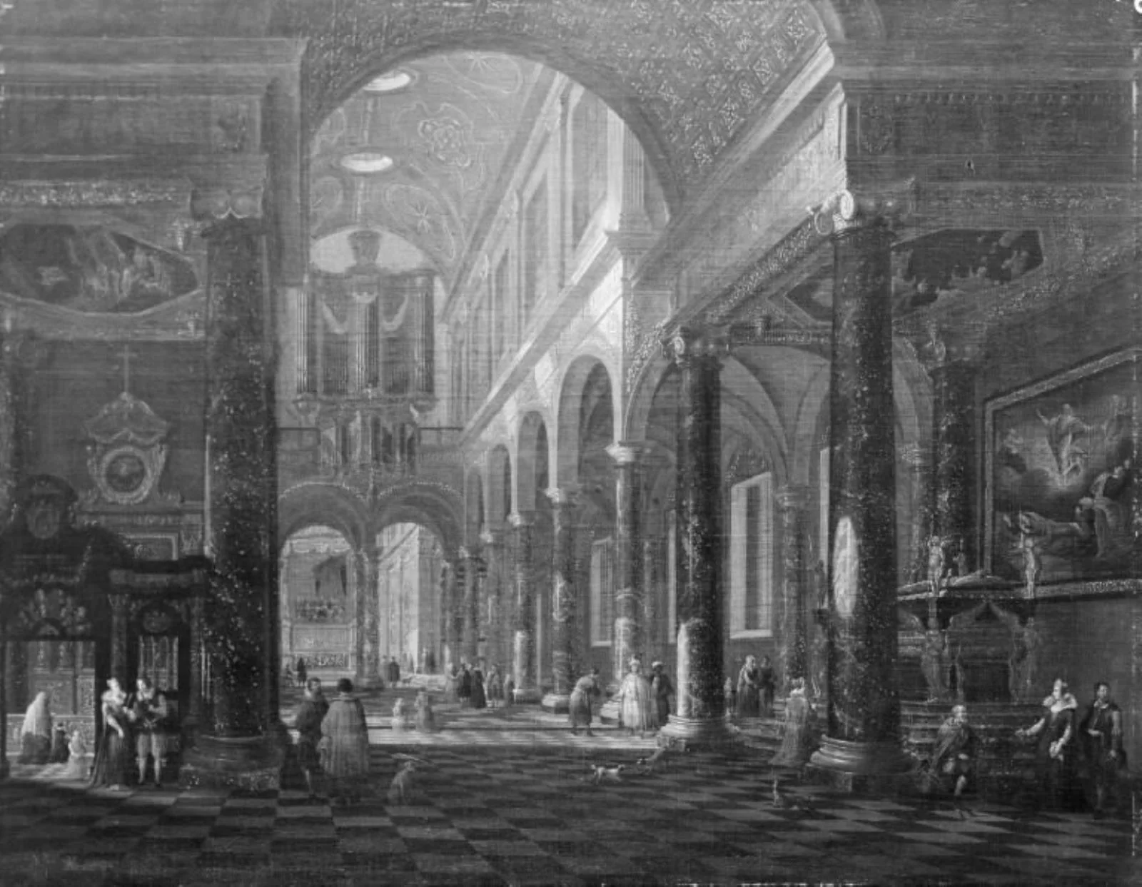 Interior of a Catholic Church