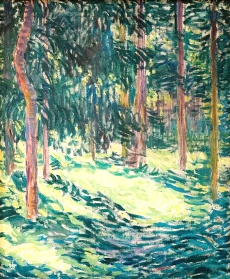 Sun in the Pine Forest, Tisvilde