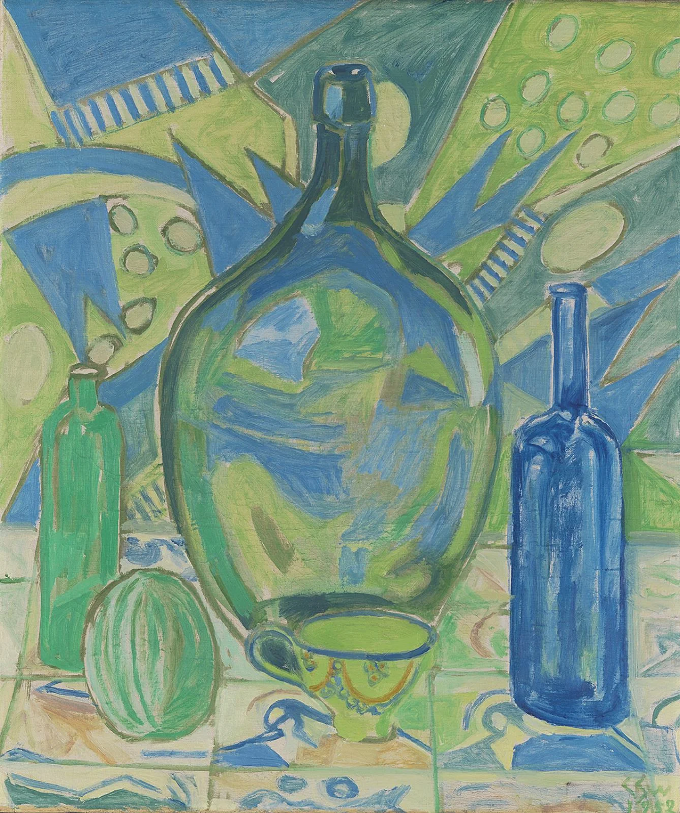 Still Life with Bottles