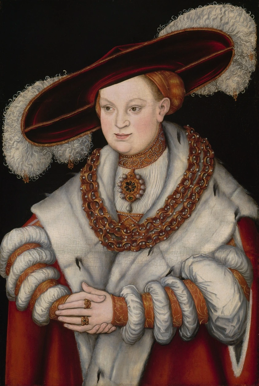 Portrait of Magdalena of Saxony, Wife of Elector Joachim II of Brandenburg
