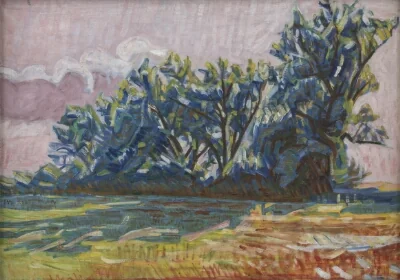 Row of Willows Near Borup