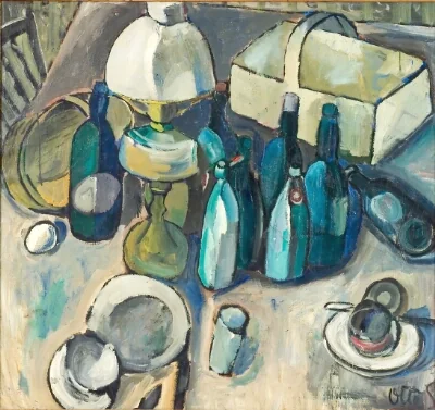 Still Life with Bottles