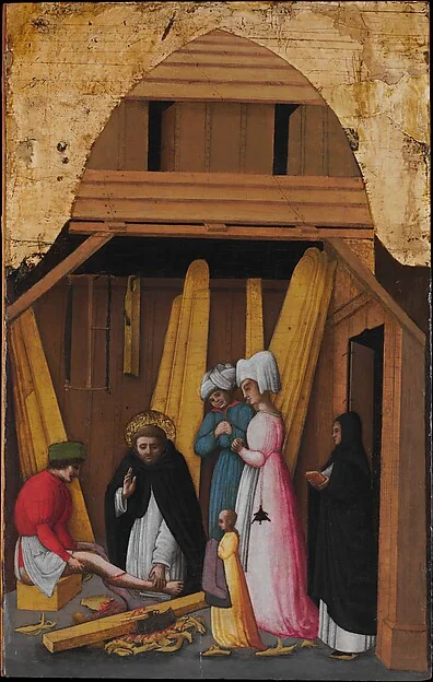 Saint Peter Martyr Healing the Leg of a Young Man