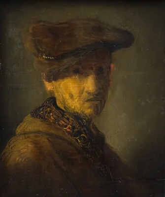 Man with a Hat. (Portrait of Rembrandt's Father)