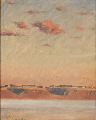 The Lim Fjord in Jutland. Study