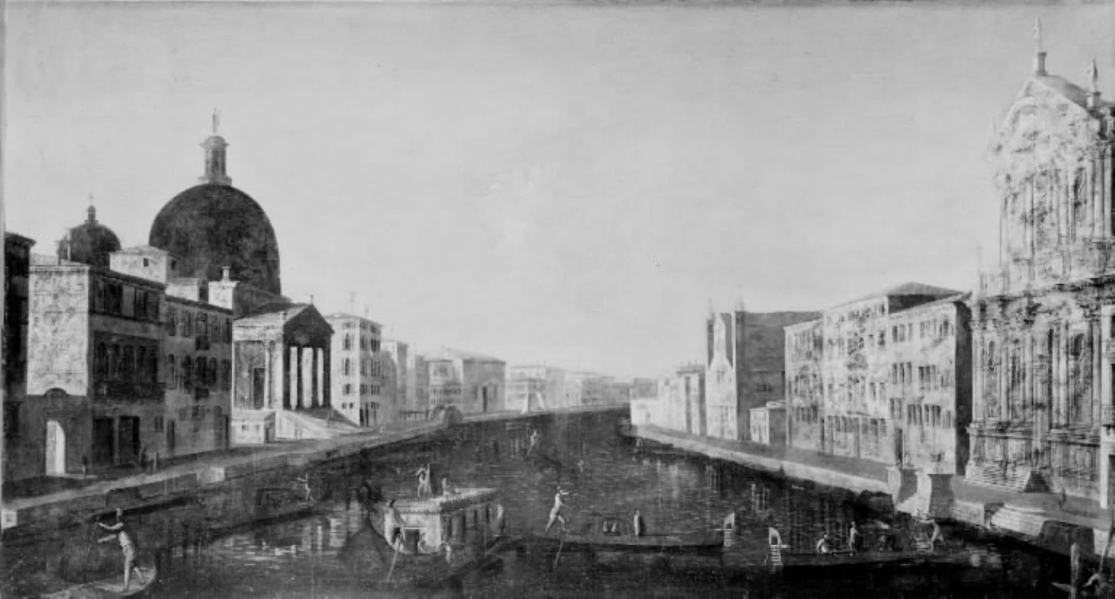 View of Canale Grande in Venice