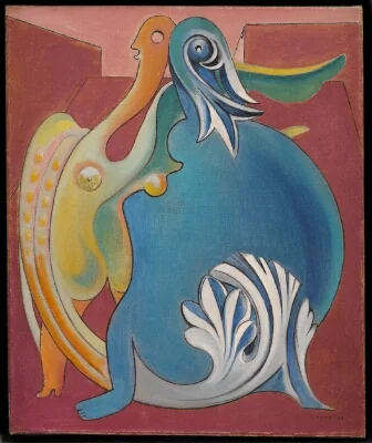 Two Sexless Figures. Chimerae