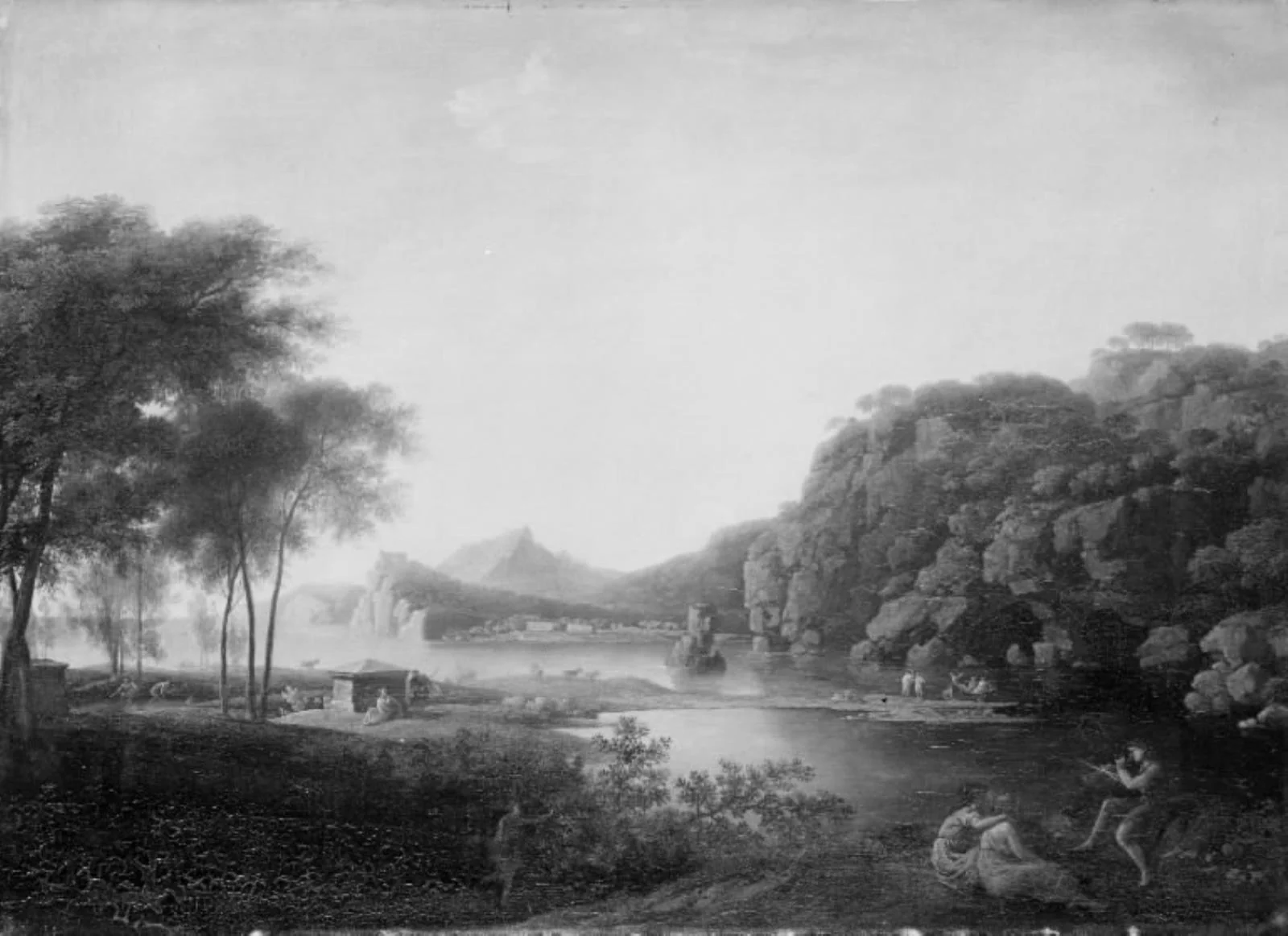 Arcadian Landscape. Motif from Baia in Italy