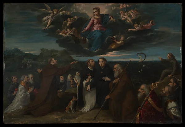 The Virgin Adored by Saints