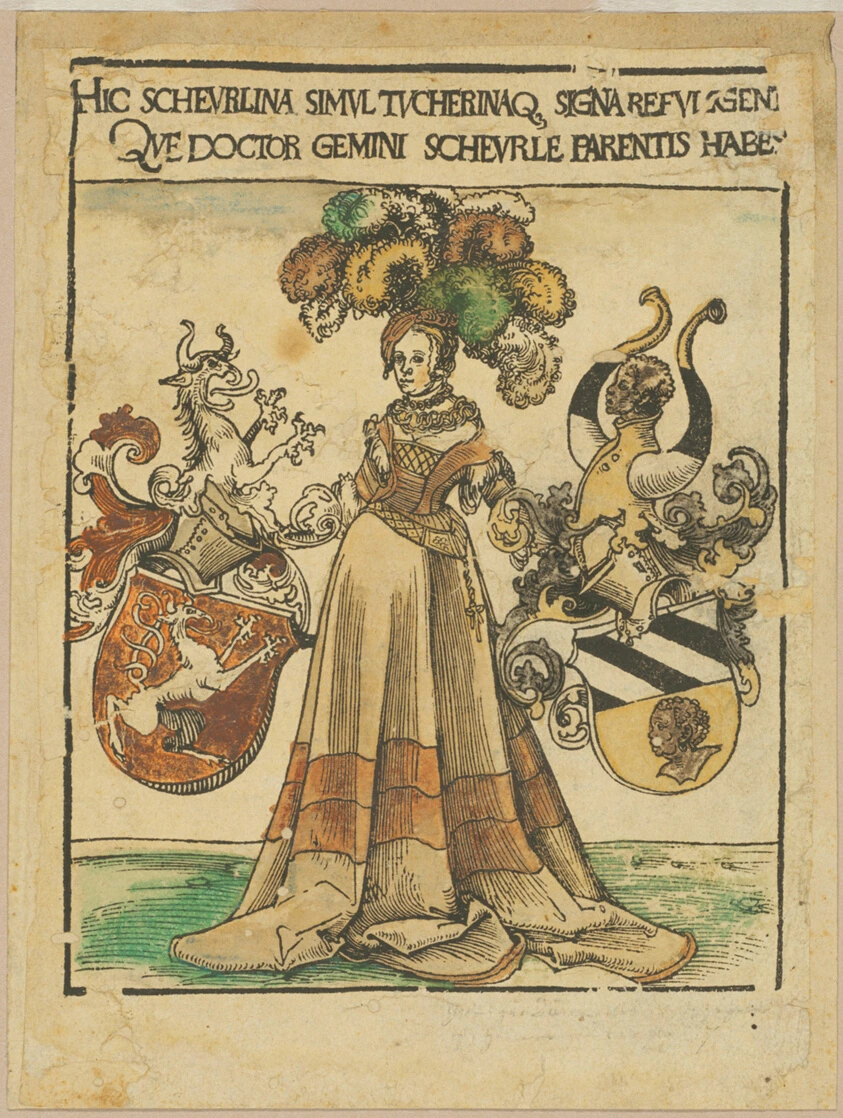 Book-Plate of Scheurl and Tucher