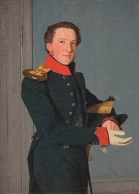 Portrait of the Naval Lieutenant D. Christen Schifter Feilberg