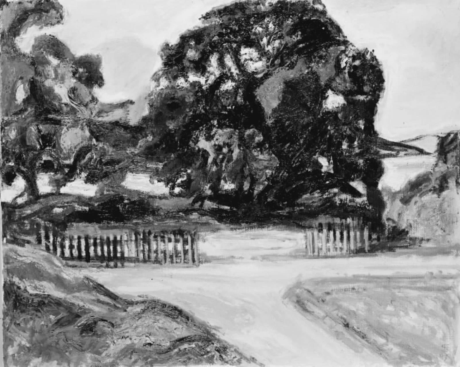 The Oak in Stormy Weather