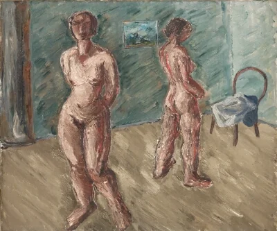 Interior with two Female Nudes
