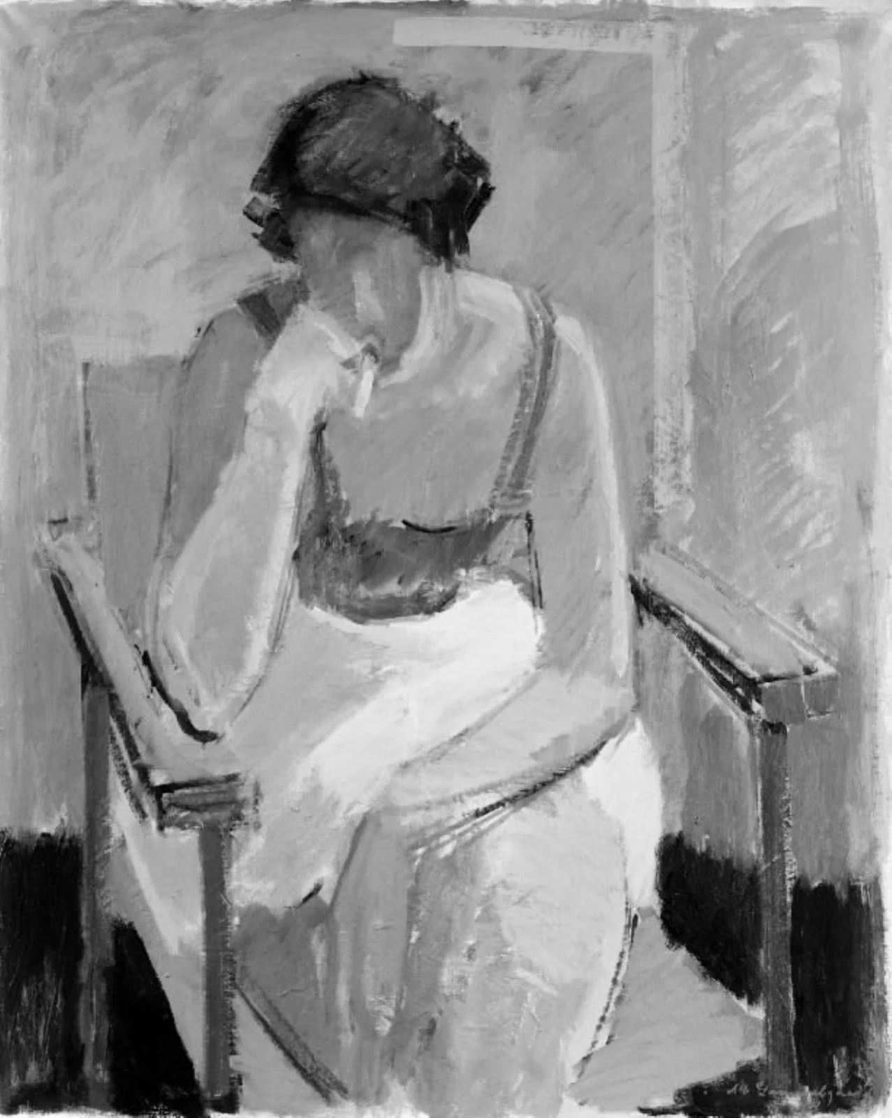 A Lady Seated