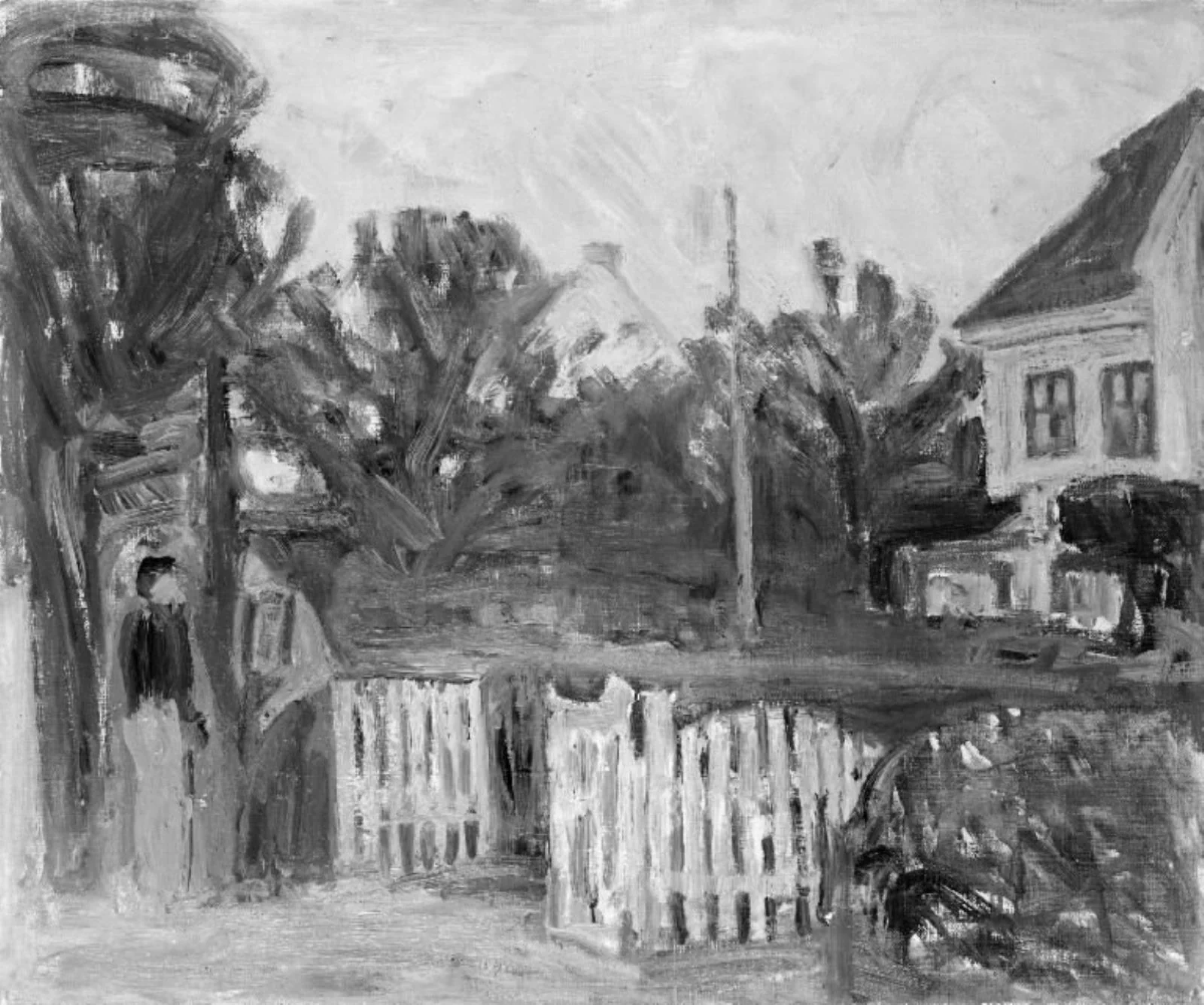 White Garden Gates. Twilight, Svaneke