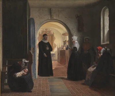 A Woman's Solemn Churching after Childbirth