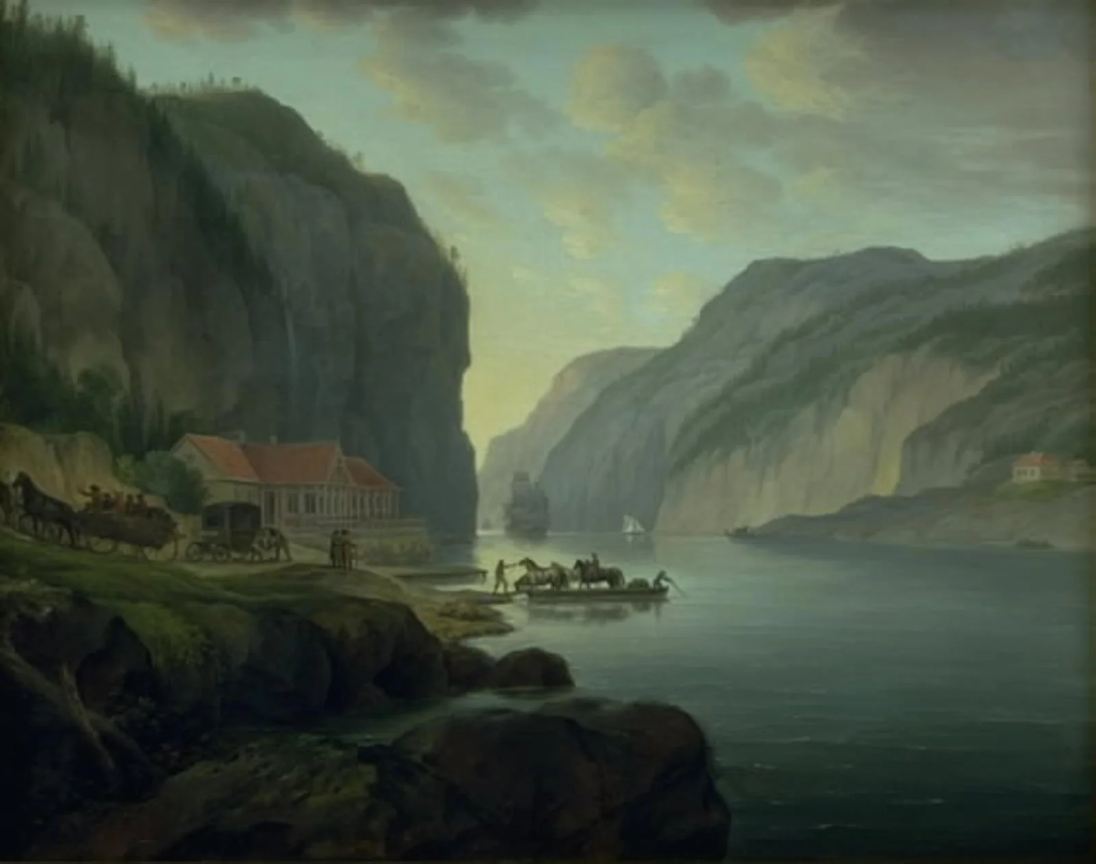 Svinesund nær Frederikshald i Norge