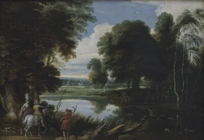 Landscape with Hunters