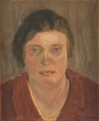 Elna Falbe Hansen, née Mertz, the Artist's Wife