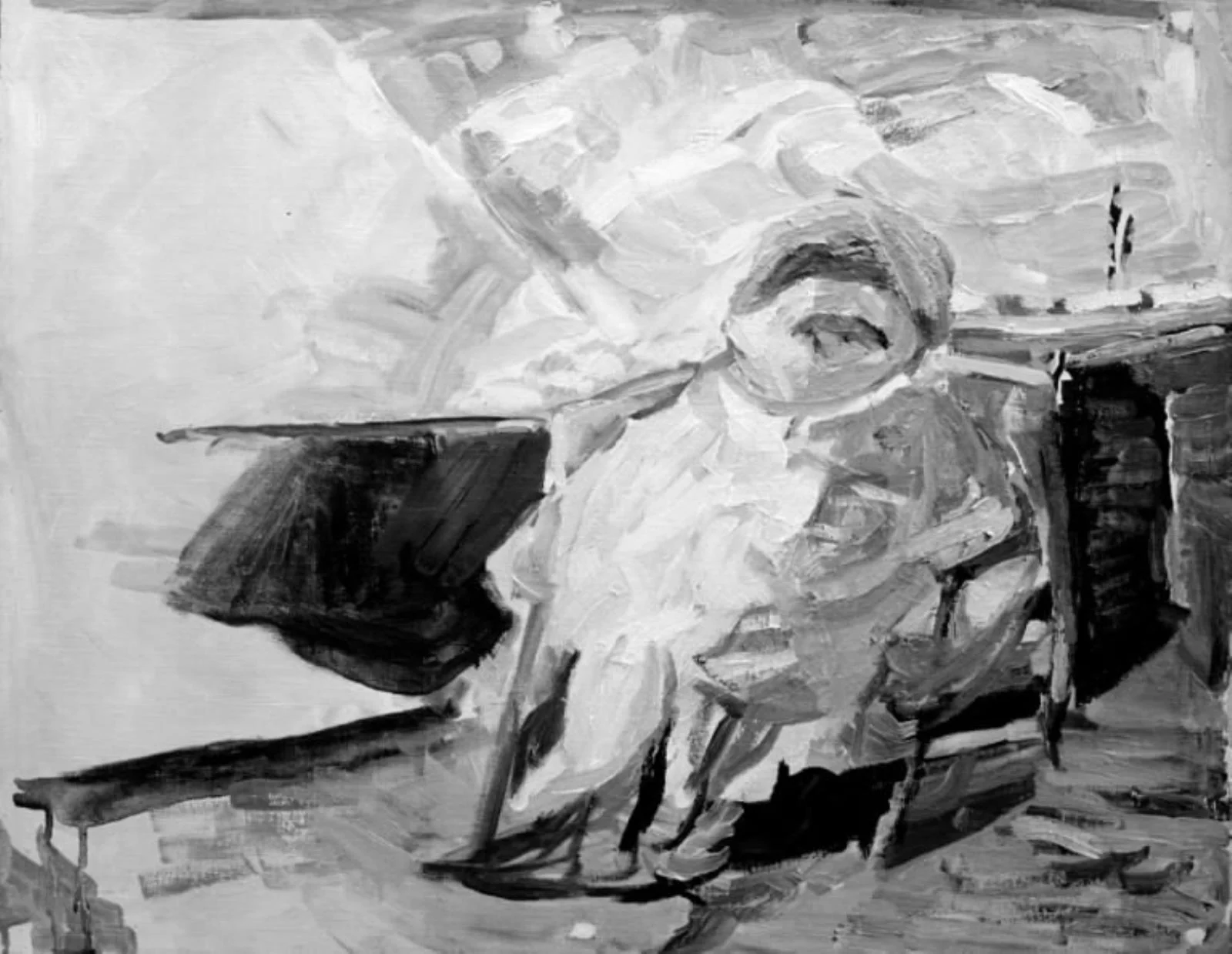 Interior with Seated Figure