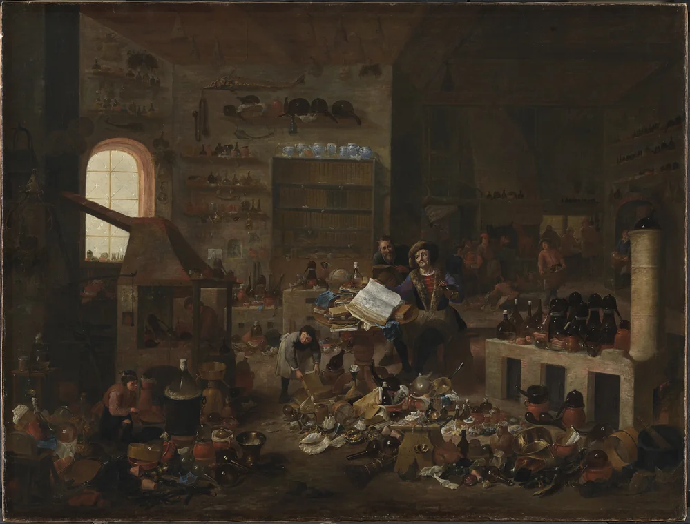 An Alchemist in his Laboratory