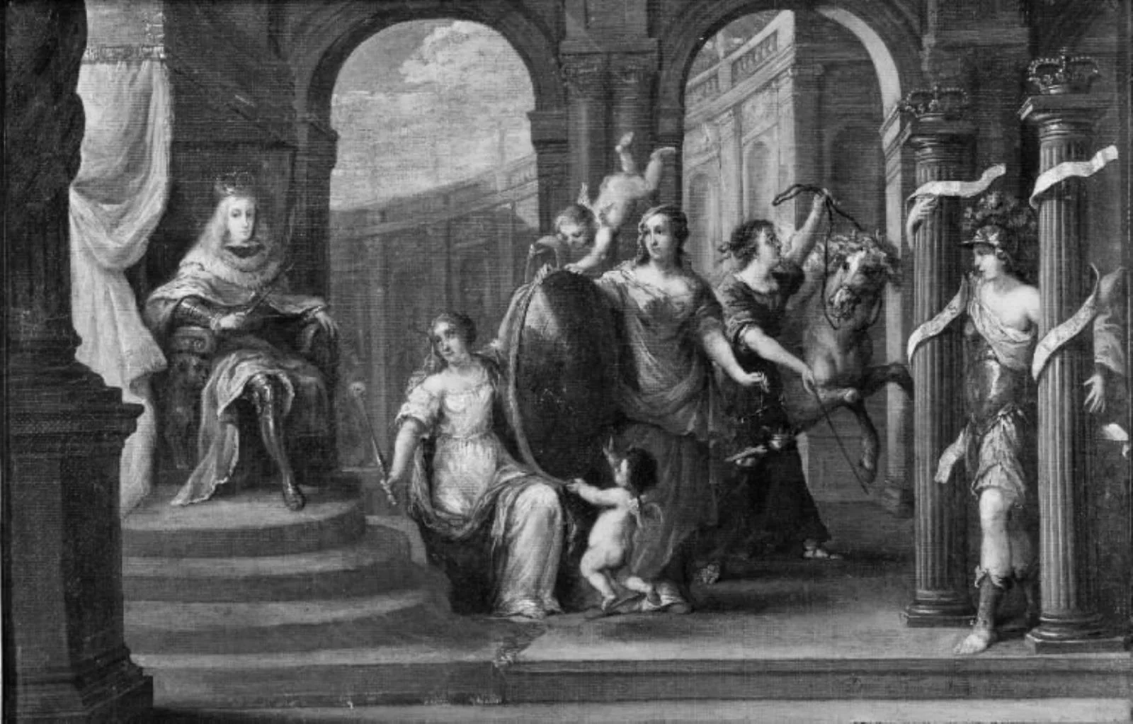 Allegory on the Crowning of Charles II
