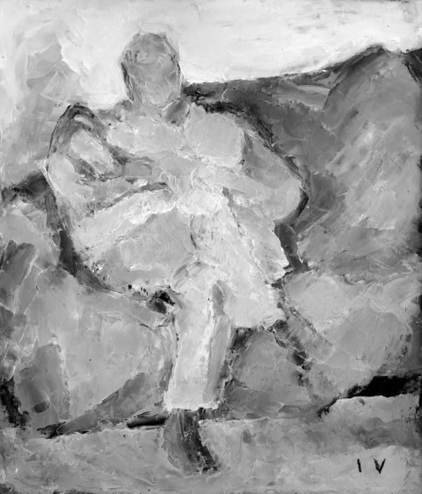 Portrait of Ole Kielberg in his Sofa