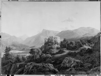 The Ruins of Hasselberg Castle near Bolzano. Tyrol