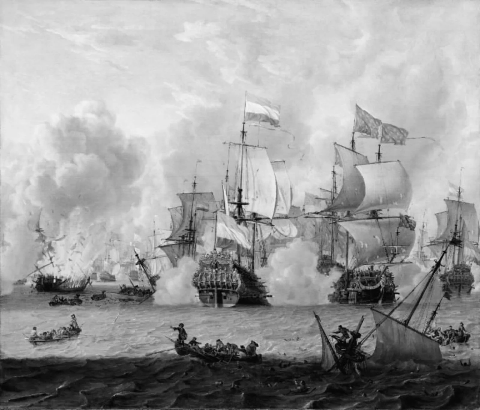 Encounter between the English and the Dutch Fleets at La Hogue 29th May 1692