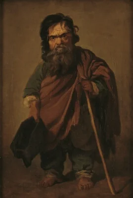 The Roman Dwarf Francesco Ravai, called Bajocco