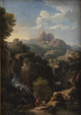 Landscape with the Temple of Sibyl in Tivoli