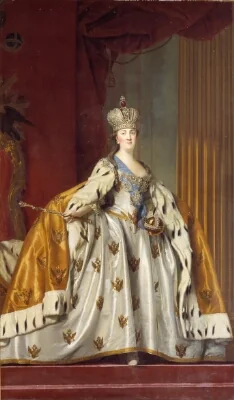 Katharina II af Rusland i kroningsdragt