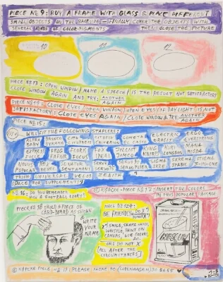 Reading-Work-Pieces no. 9-19 + 124